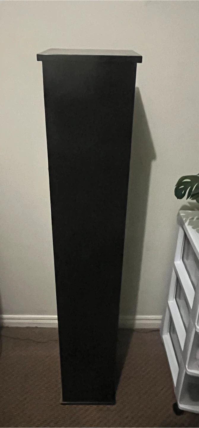 Tall Black Media Storage Tower - photo 5