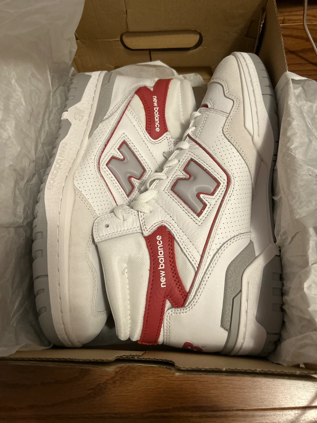 New Balance 650R White Red Sneakers - photo 3