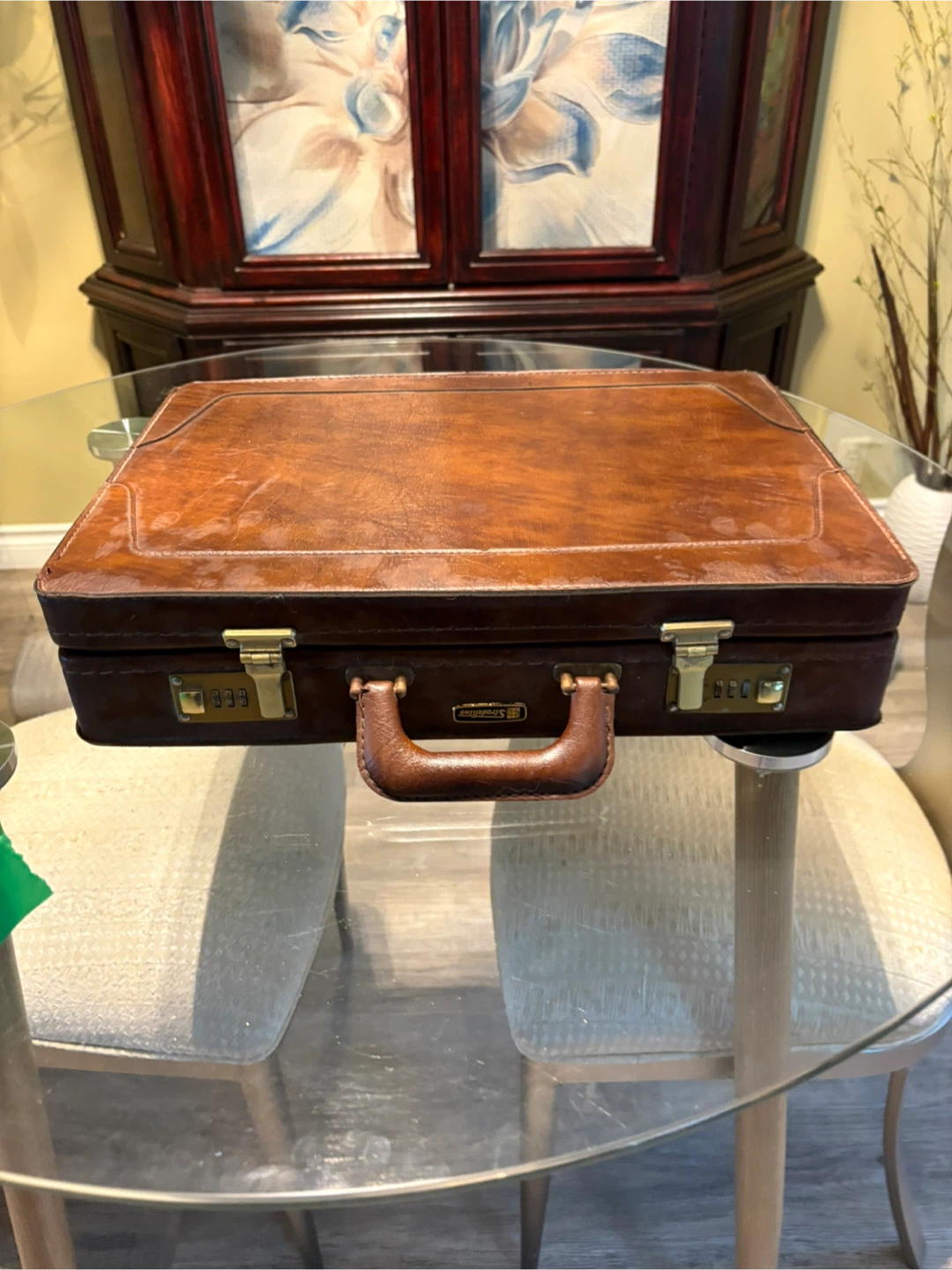 Vintage Stradellina Leather Attache Case - photo 4