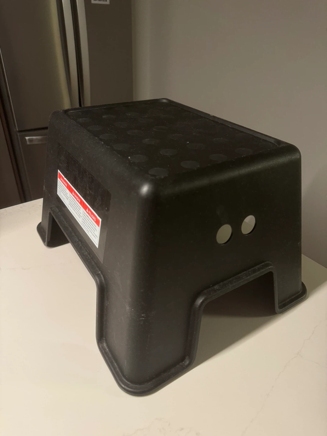 Black Plastic Step Stool - photo 2