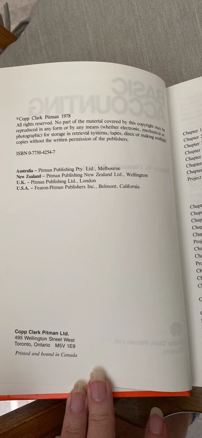 Basic Accounting Textbook by D'Amico & Obonsawin - photo 2