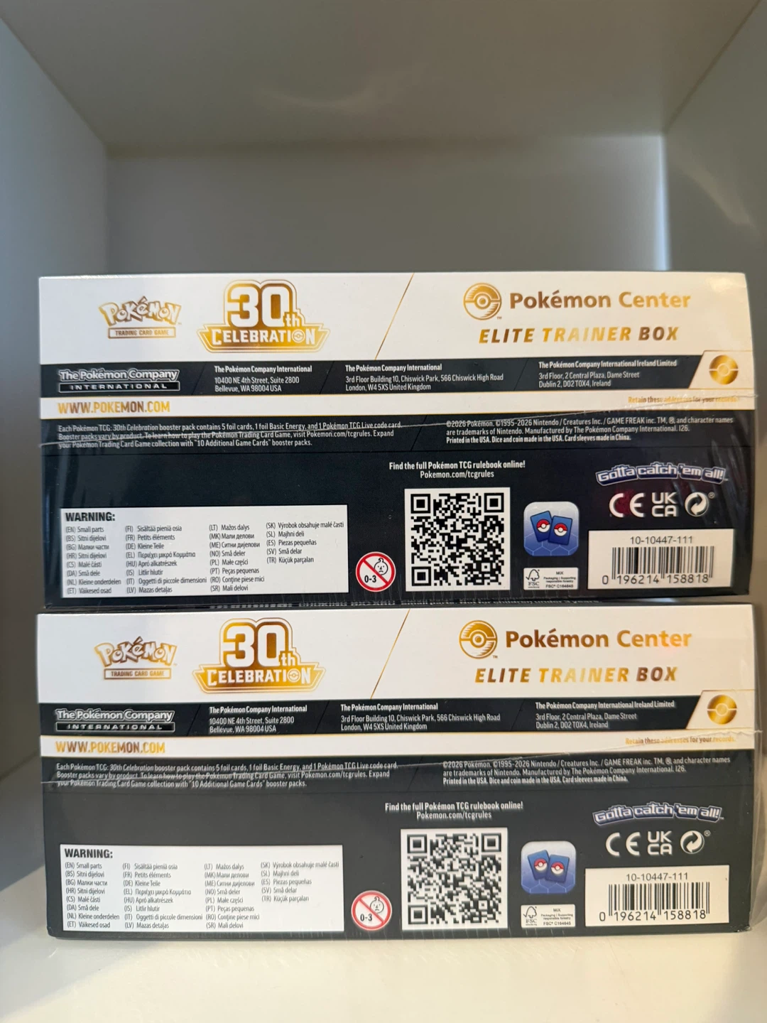 Pokémon 30th Celebration Pokémon Center Elite Trainer Box PC ETB - photo 5
