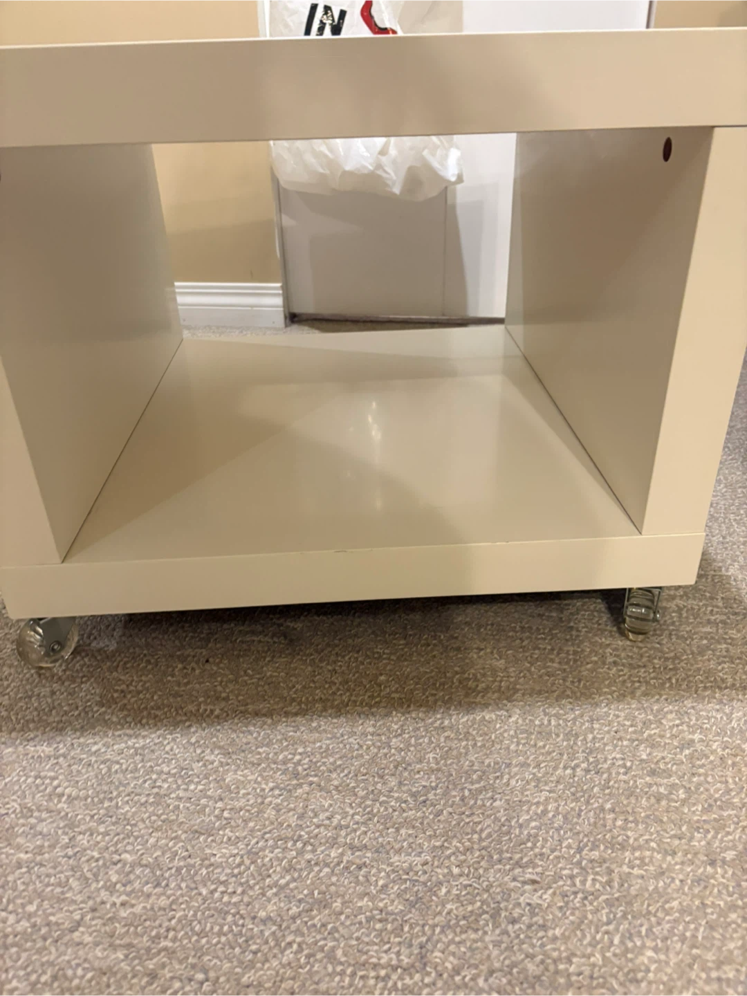 Modern Side Table on Casters - photo 2