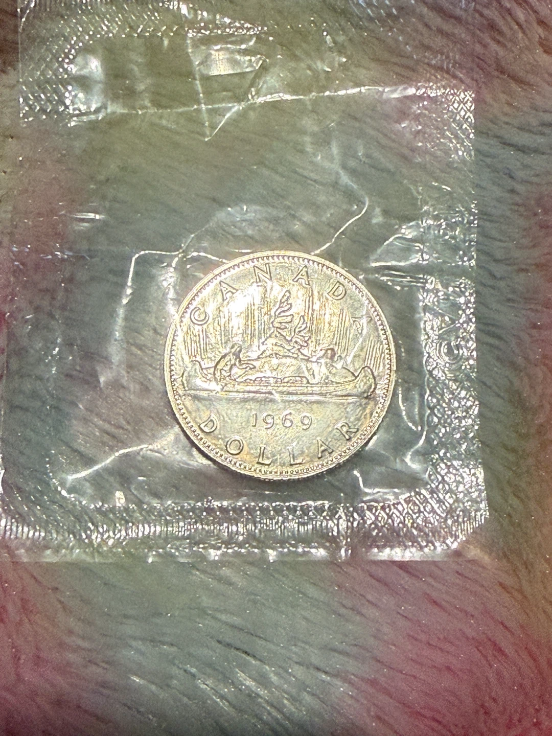 1969 Canadian Silver Dollar Coin