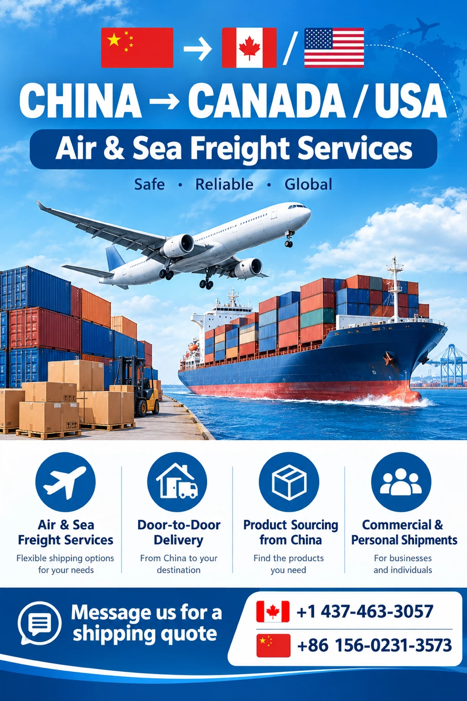 China to Canada 🇨🇦 🍁 Door to door Shipping