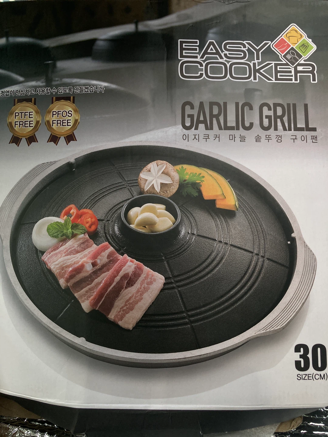 Easy Cooker Garlic Grill Pan 30cm