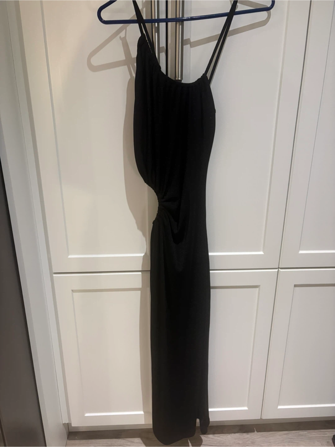 Edit by Nine Black Shimmer Cut-out Dress