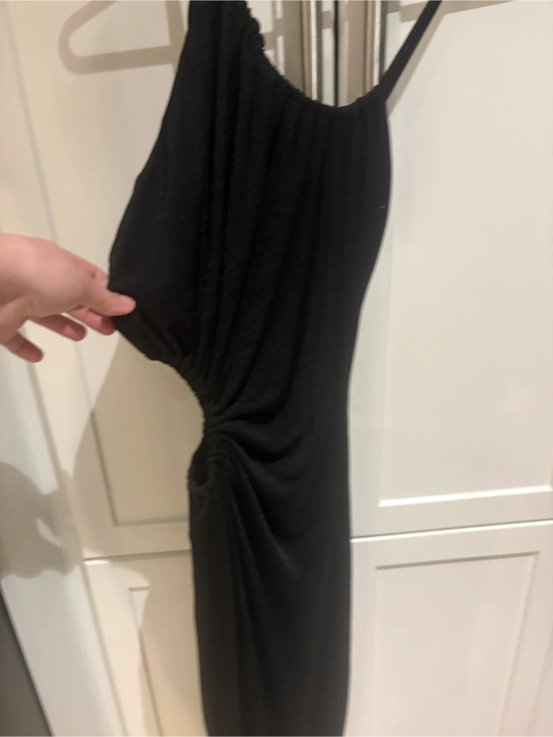 Edit by Nine Black Shimmer Cut-out Dress - photo 2