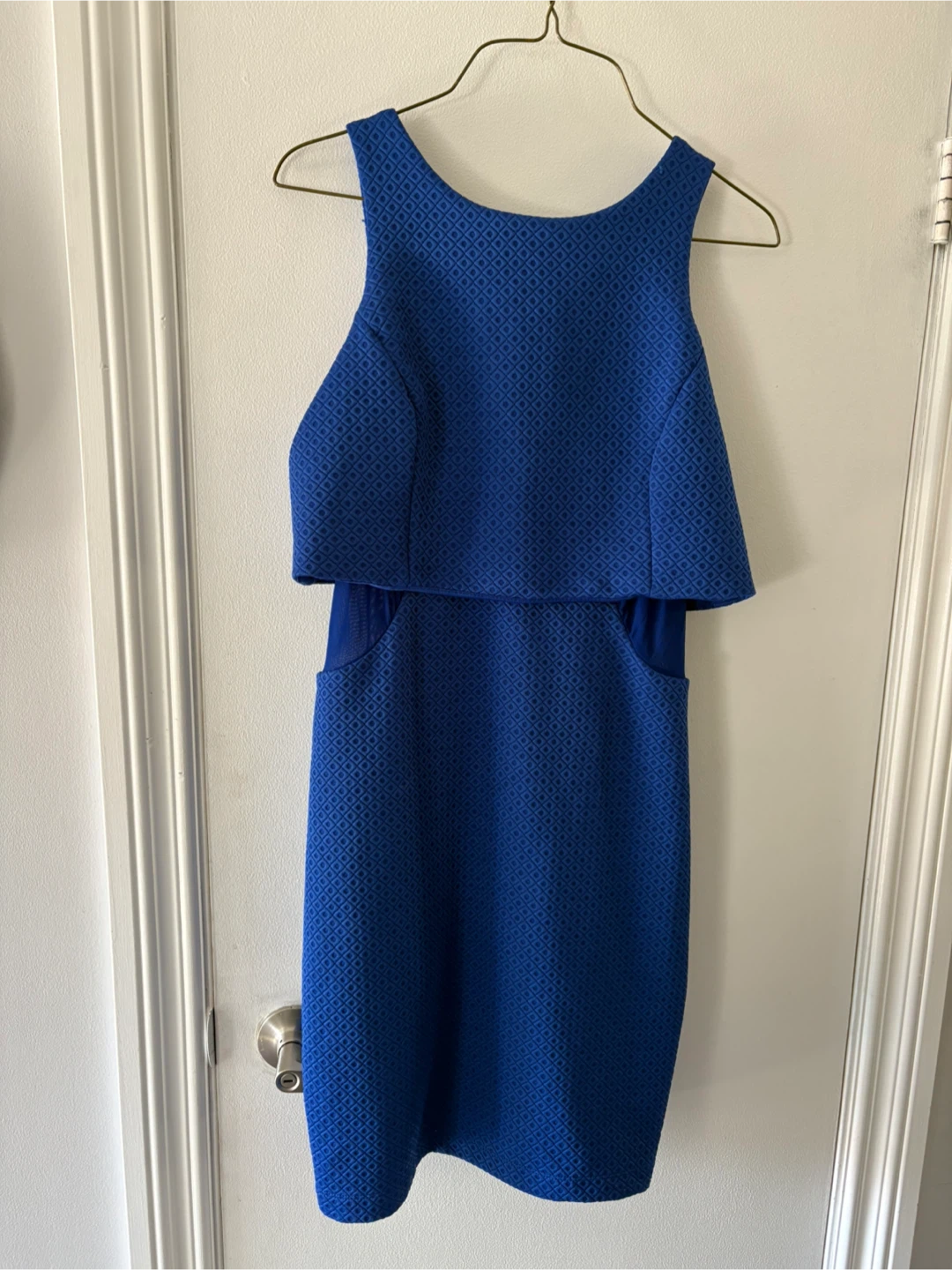 Emerald Sundae Blue Cutout Dress