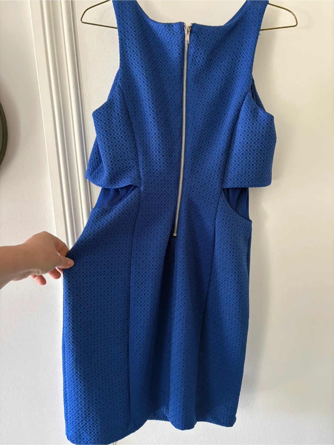 Emerald Sundae Blue Cutout Dress - photo 3