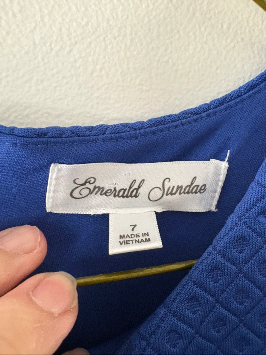 Emerald Sundae Blue Cutout Dress - photo 4