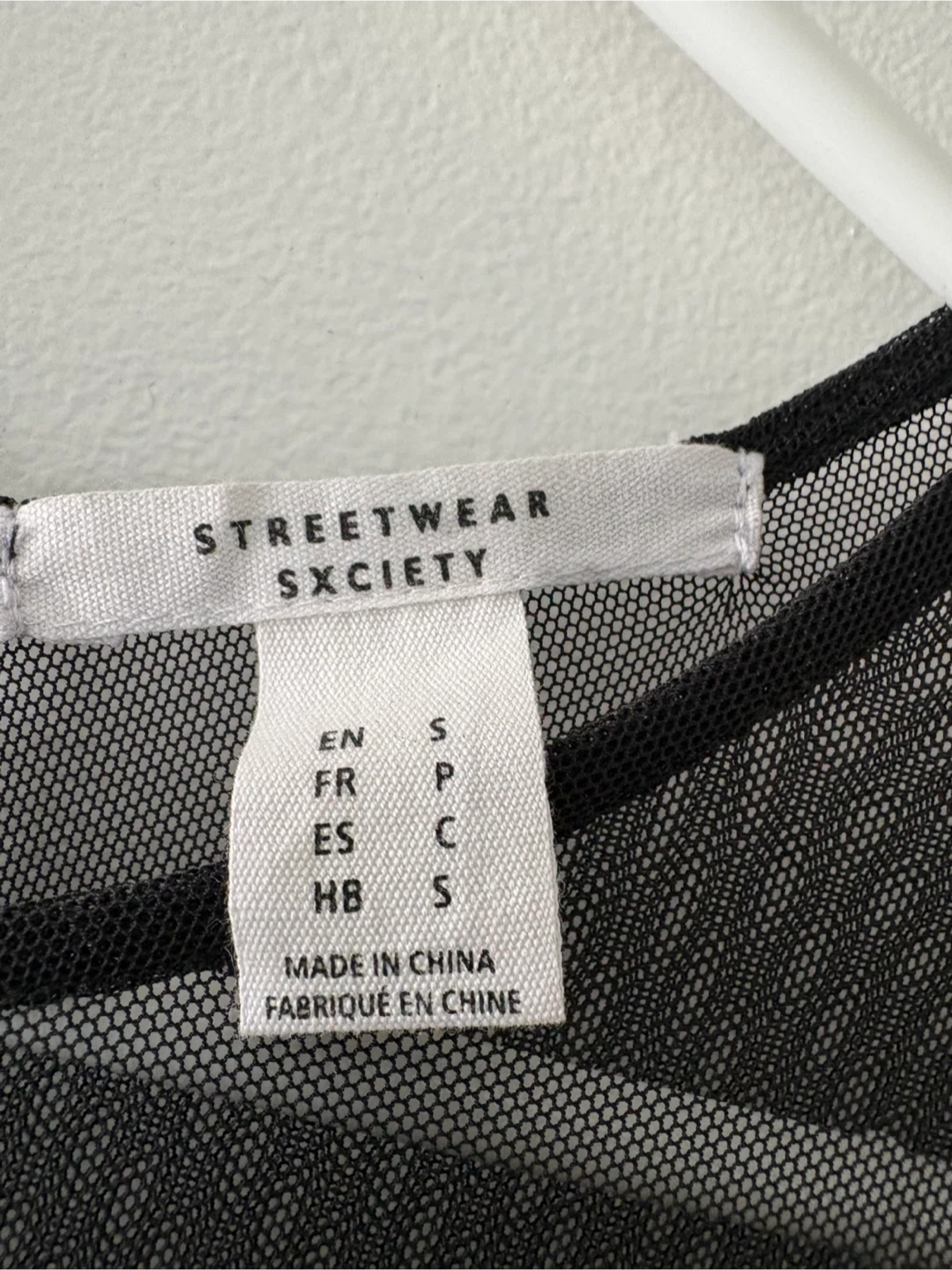 Streetwear Sxcity Black Mesh Detail Dress - photo 2