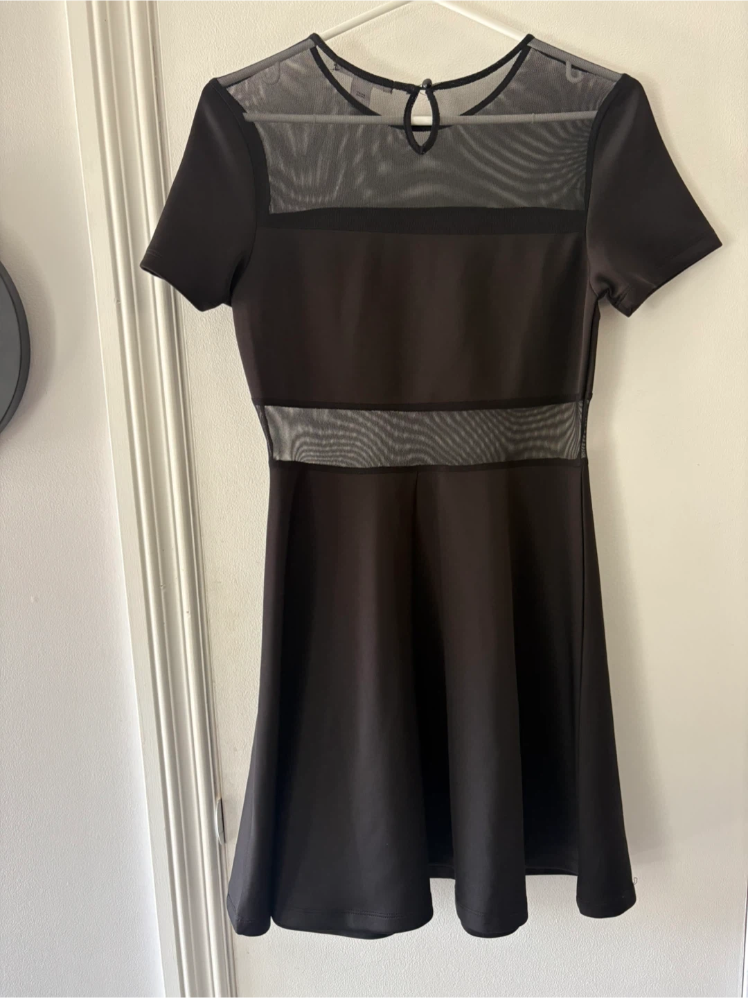 Streetwear Sxcity Black Mesh Detail Dress - photo 3