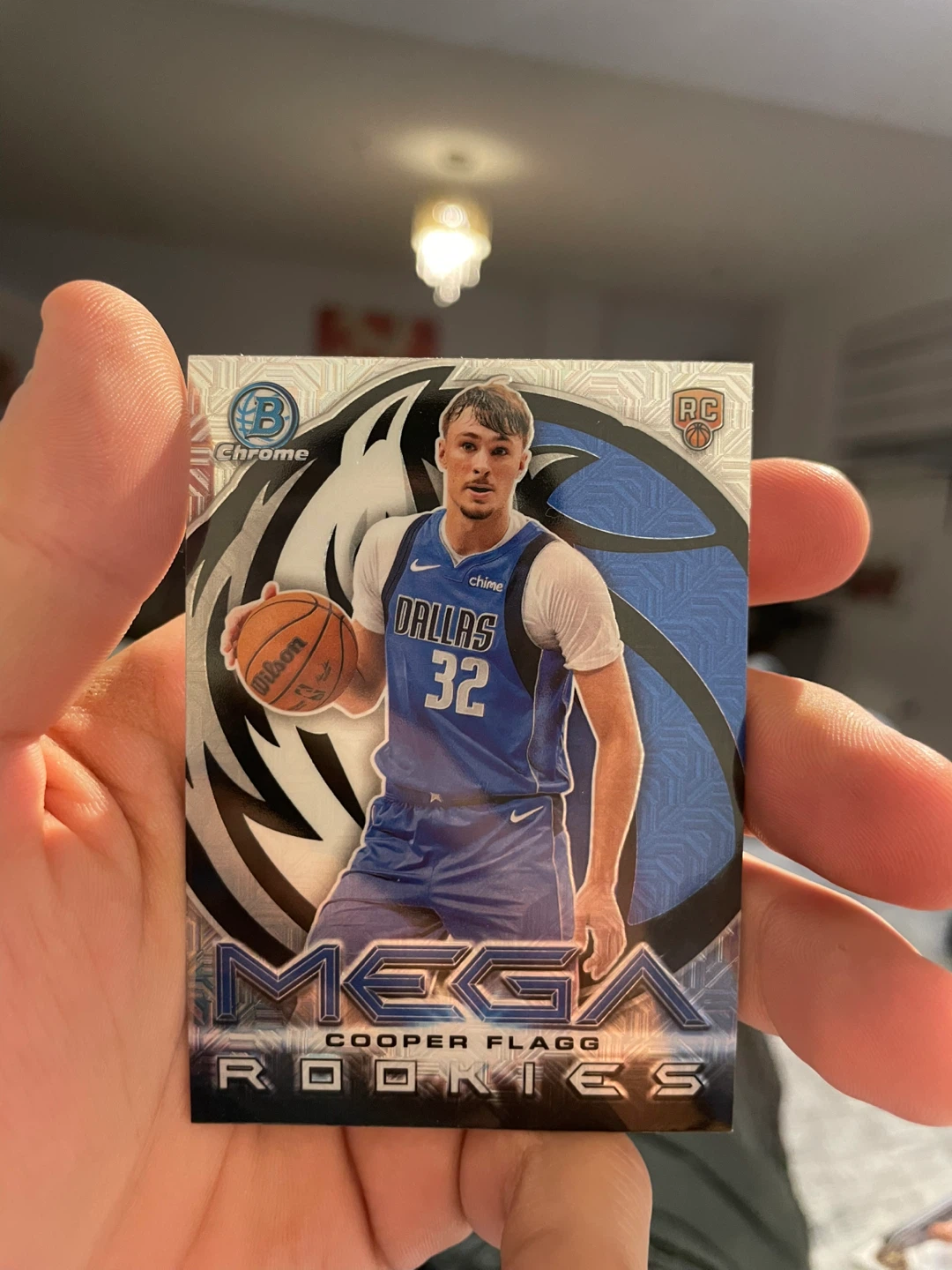 Cooper Flagg Bowman Chrome Mega Rookie Card
