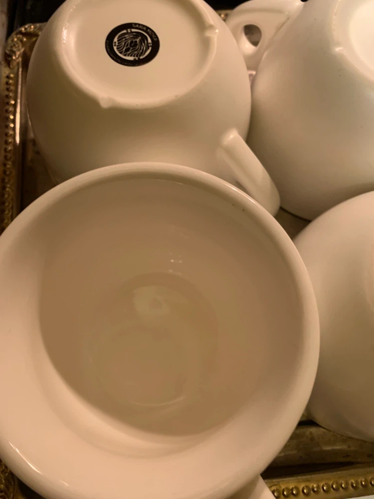 Set of 6 Sara Moka White Coffee Cups - photo 3
