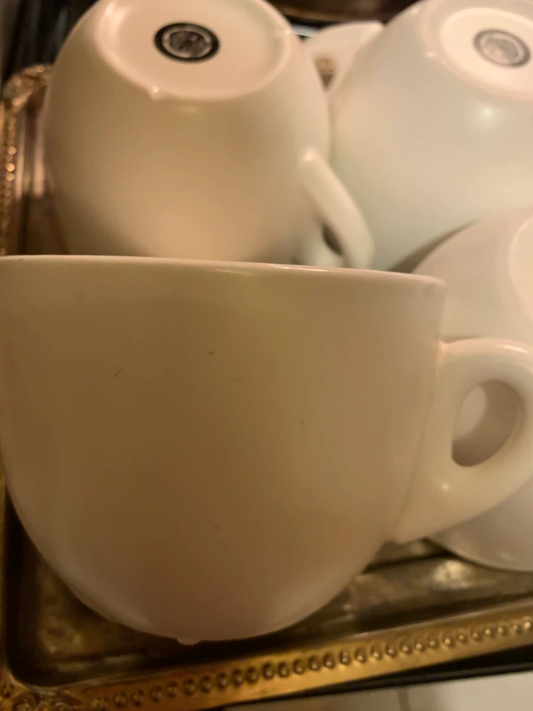 Set of 6 Sara Moka White Coffee Cups - photo 4
