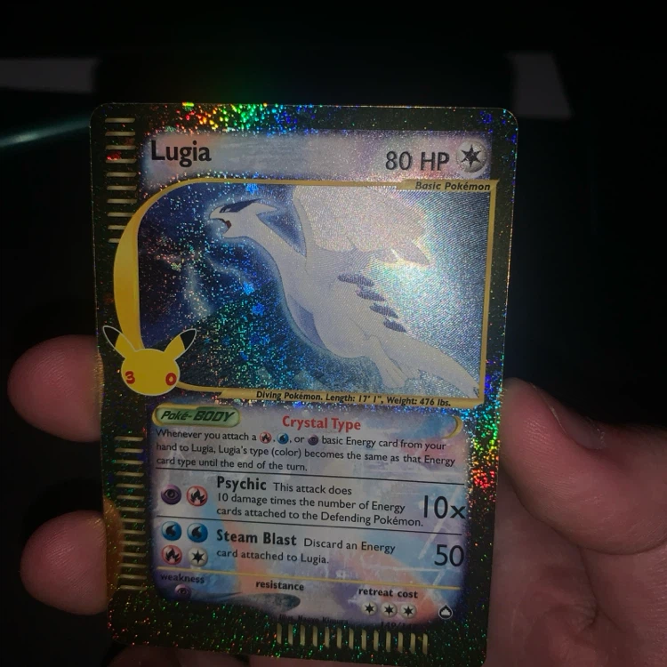 okémon 30th celebration LUGIA card - photo 2