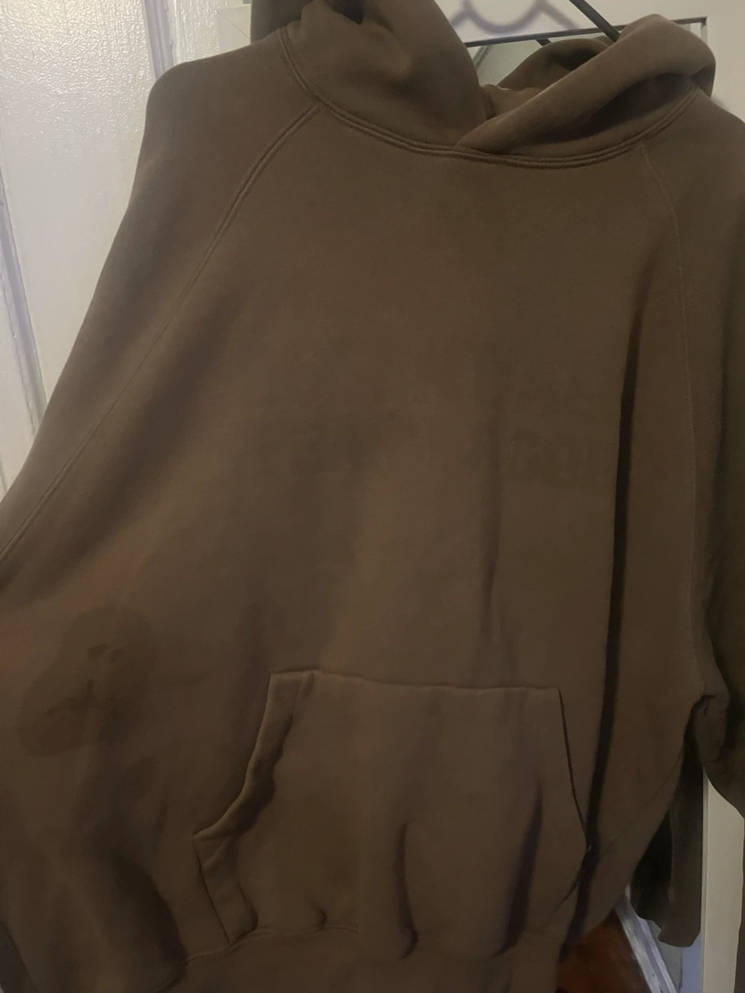 Essentials Fear of God Hoodie - Brown - Size Small - photo 3