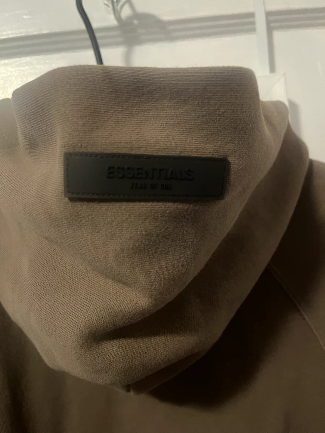 Essentials Fear of God Hoodie - Brown - Size Small - photo 5