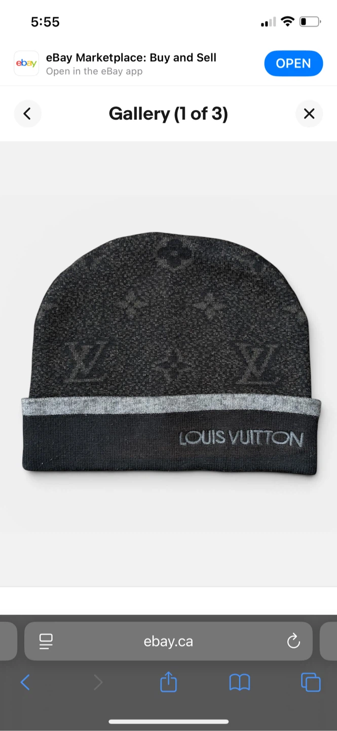Louis Vuitton Monogram Beanie