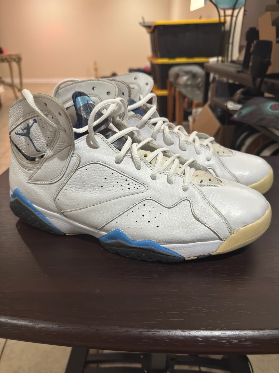 Air Jordan 7 Retro White University Blue