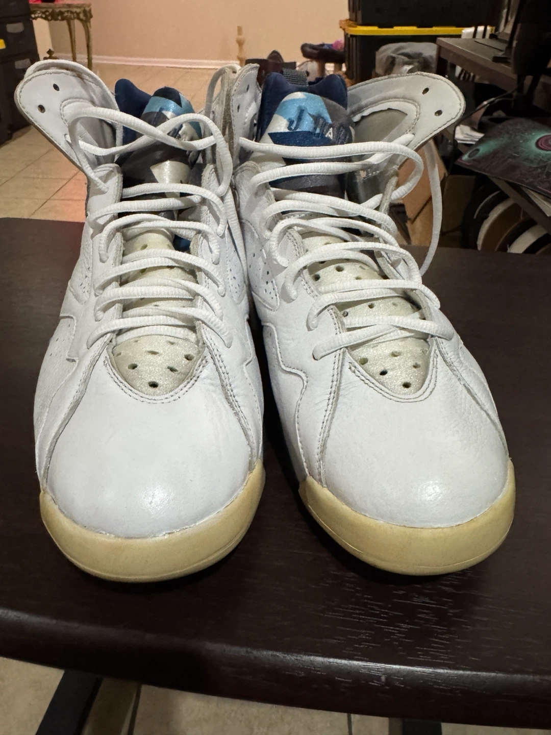Air Jordan 7 Retro White University Blue - photo 2