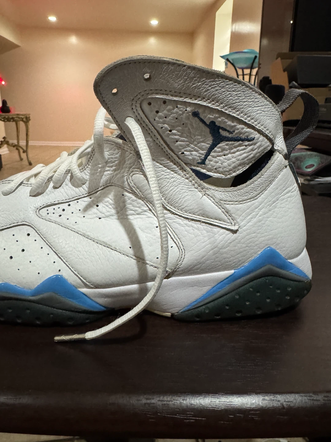 Air Jordan 7 Retro White University Blue - photo 3