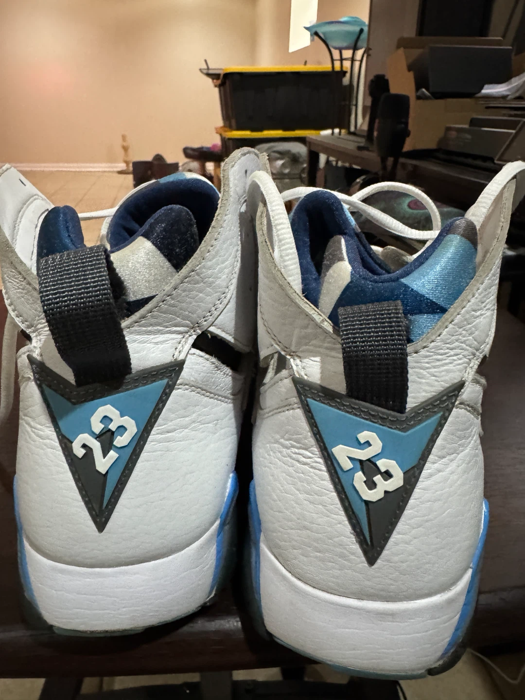 Air Jordan 7 Retro White University Blue - photo 5