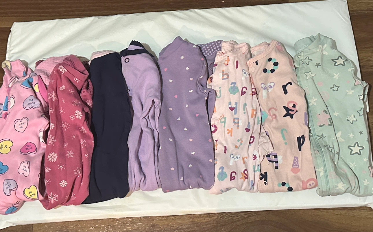 Eight 6-12 Month Sleepers - Assorted Pack