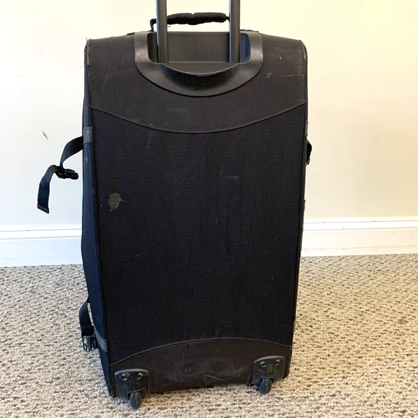 Rolling Suitcase Large Travel Luggage Wheeled Bag Handle Black - photo 3