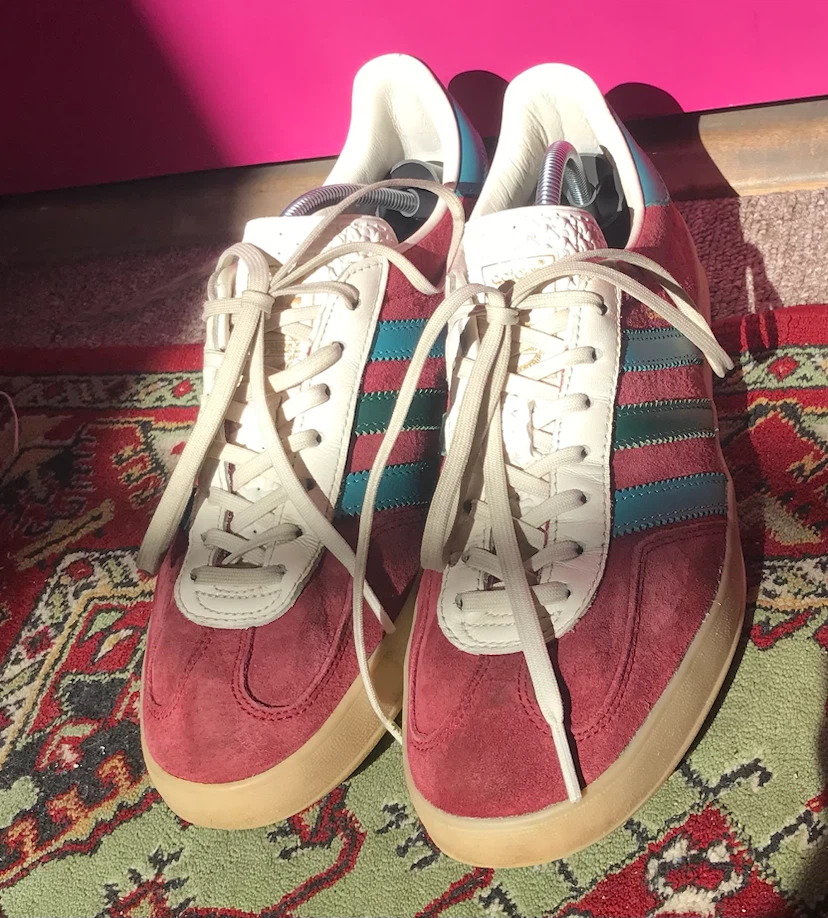 S:9 MEN - Adidas Gazelle Indoors Shoes - Burgundy