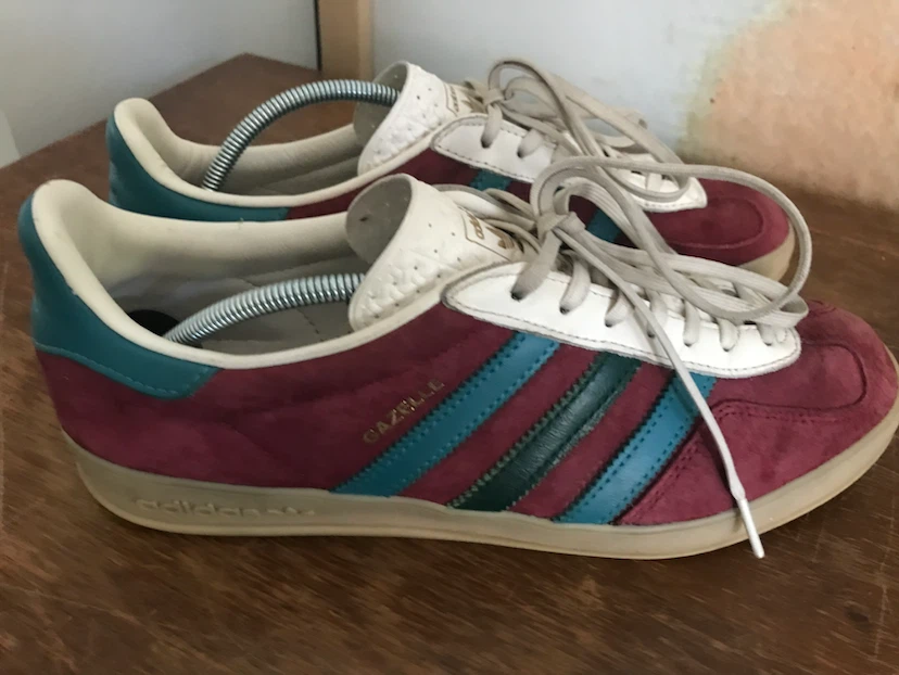 S:9 MEN - Adidas Gazelle Indoors Shoes - Burgundy - photo 3