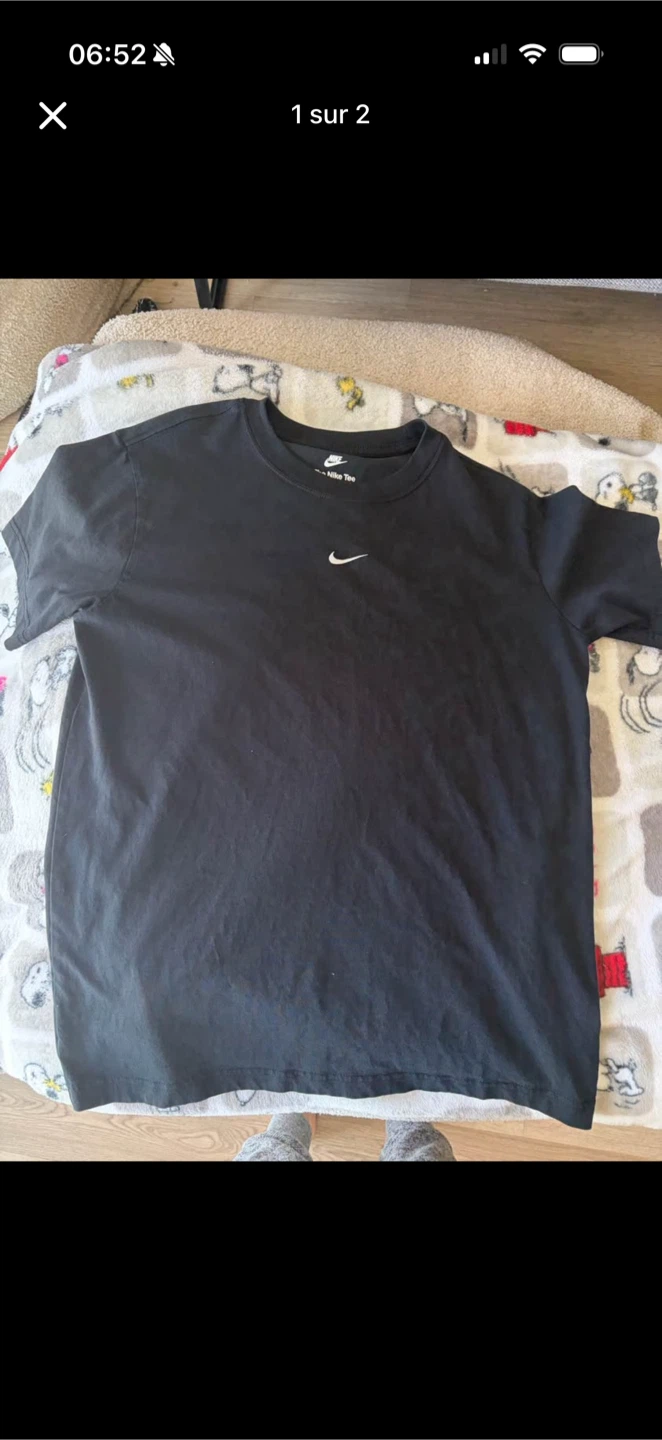 Nike The Nike Tee Black T-Shirt XS