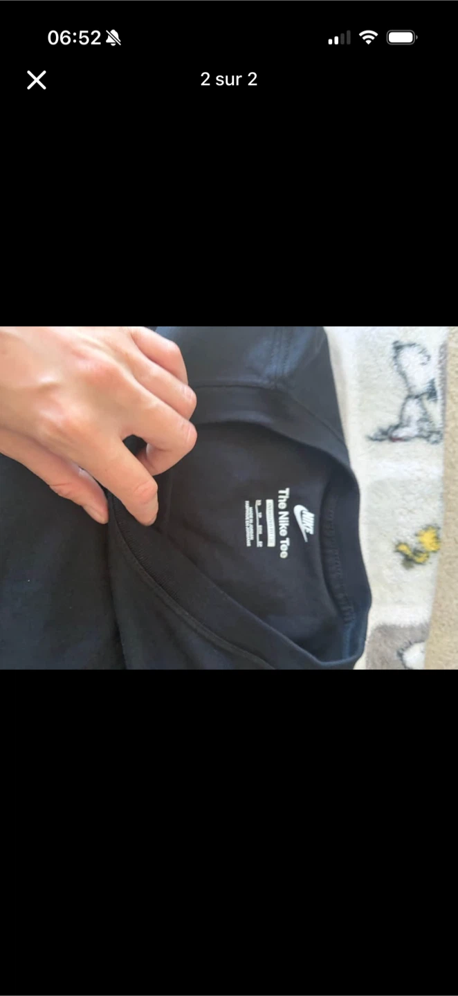 Nike The Nike Tee Black T-Shirt XS - photo 2
