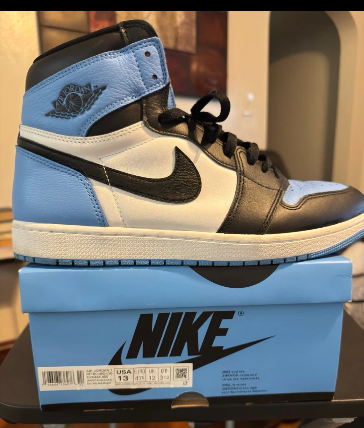 Nike Air Jordan 1 Retro High OG Unc Size 13
