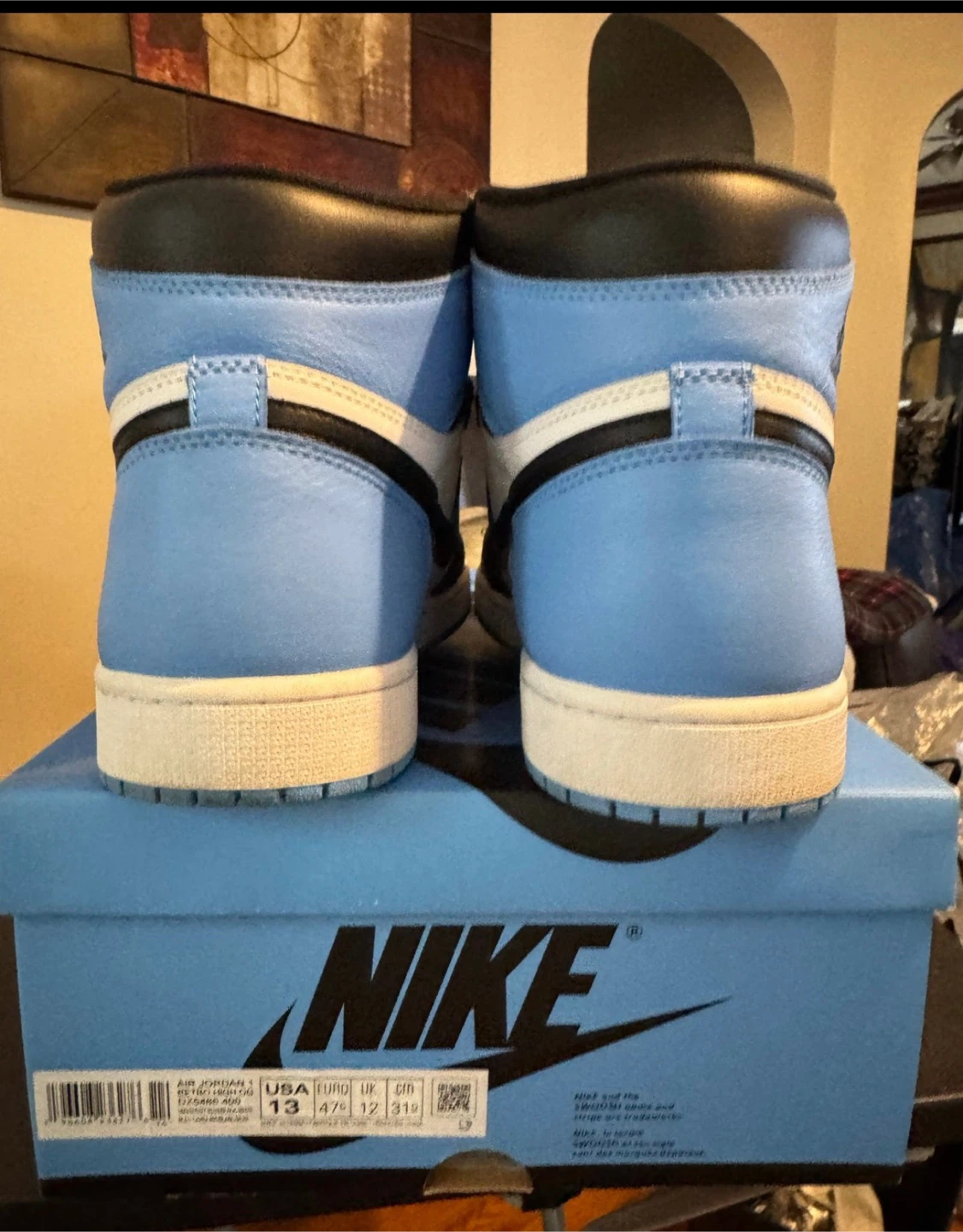 Nike Air Jordan 1 Retro High OG Unc Size 13 - photo 2