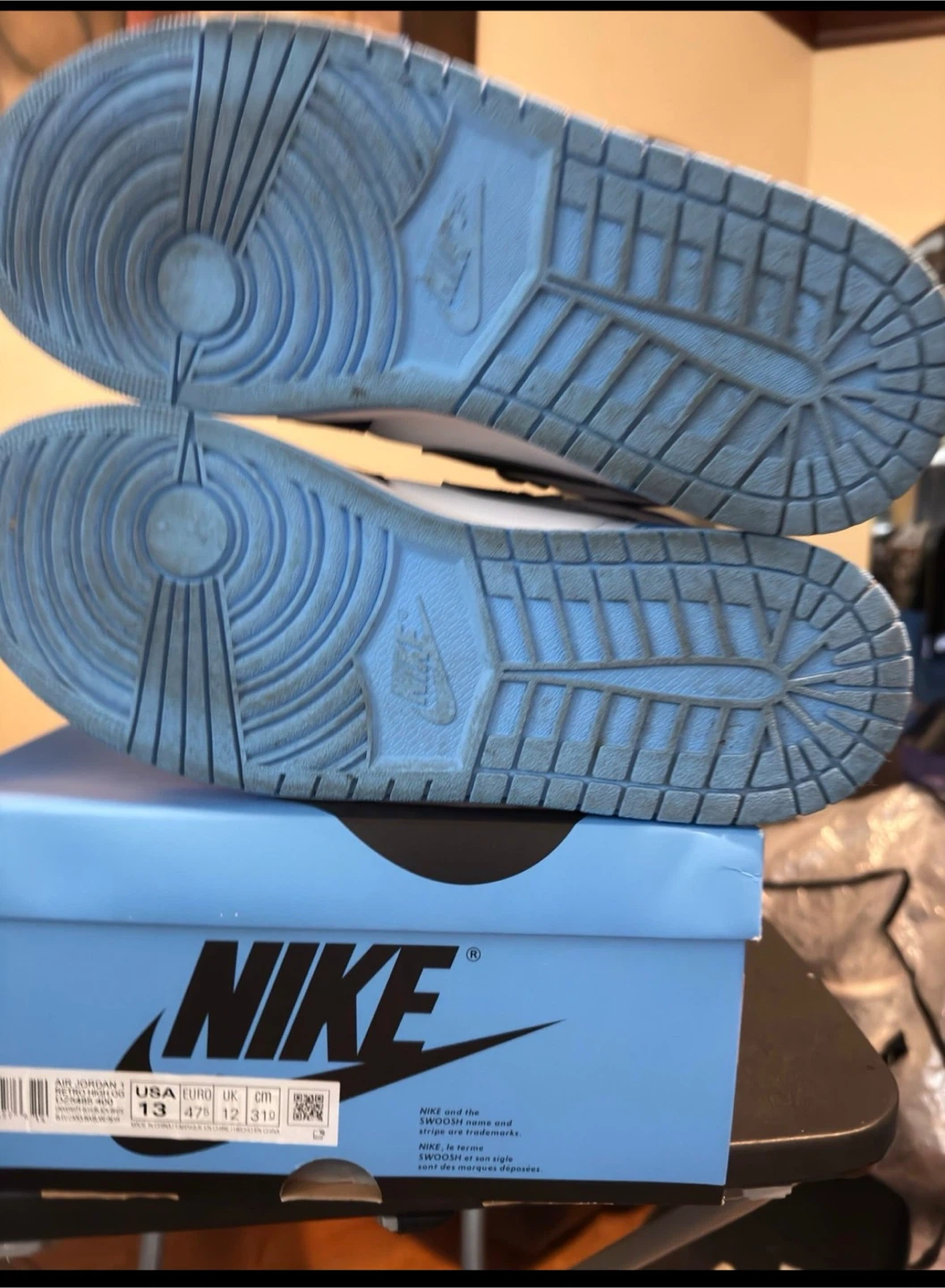 Nike Air Jordan 1 Retro High OG Unc Size 13 - photo 3