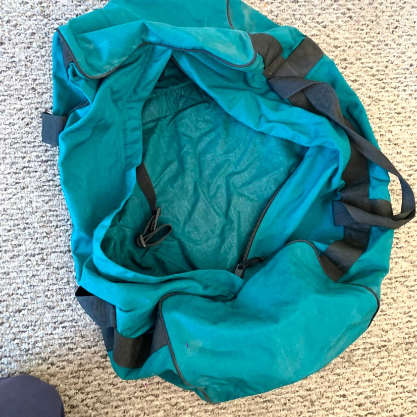 Duffel Bag Travel Sports Gym Overnight Carry Bag Teal - photo 3