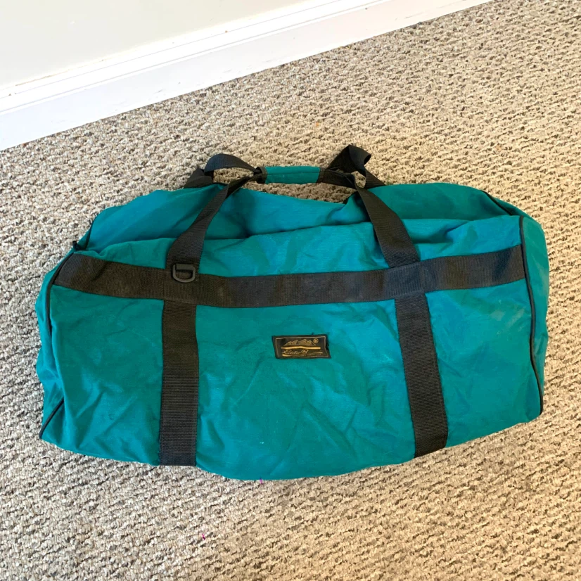 Duffel Bag Travel Sports Gym Overnight Carry Bag Teal