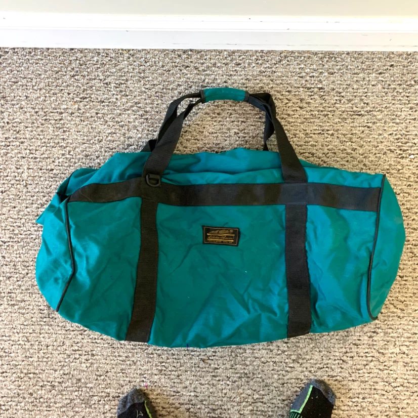 Duffel Bag Travel Sports Gym Overnight Carry Bag Teal - photo 2