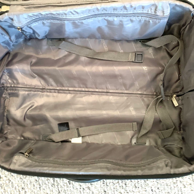 Rolling Suitcase Travel Luggage Wheeled Bag Black Travel - photo 4