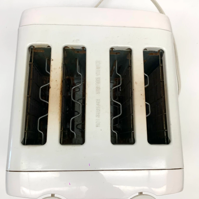 4 Slice Toaster White Kitchen Appliance Dual Controls - photo 3