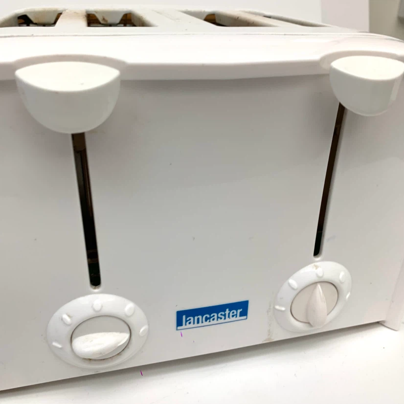 4 Slice Toaster White Kitchen Appliance Dual Controls - photo 5