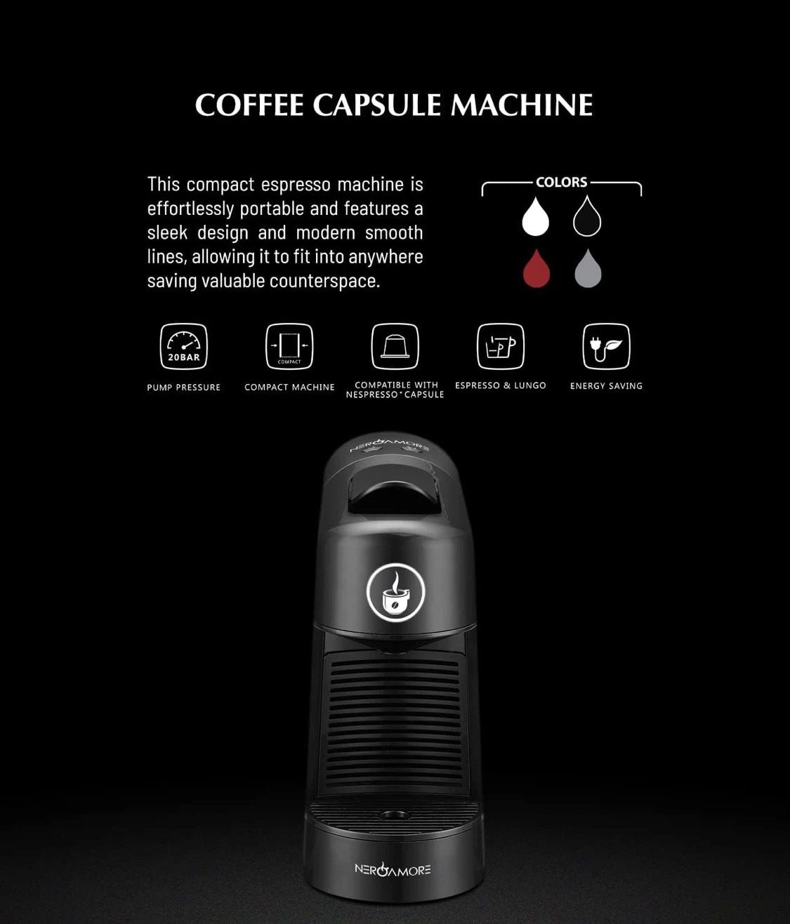 Coffee Pod machine for nespresso