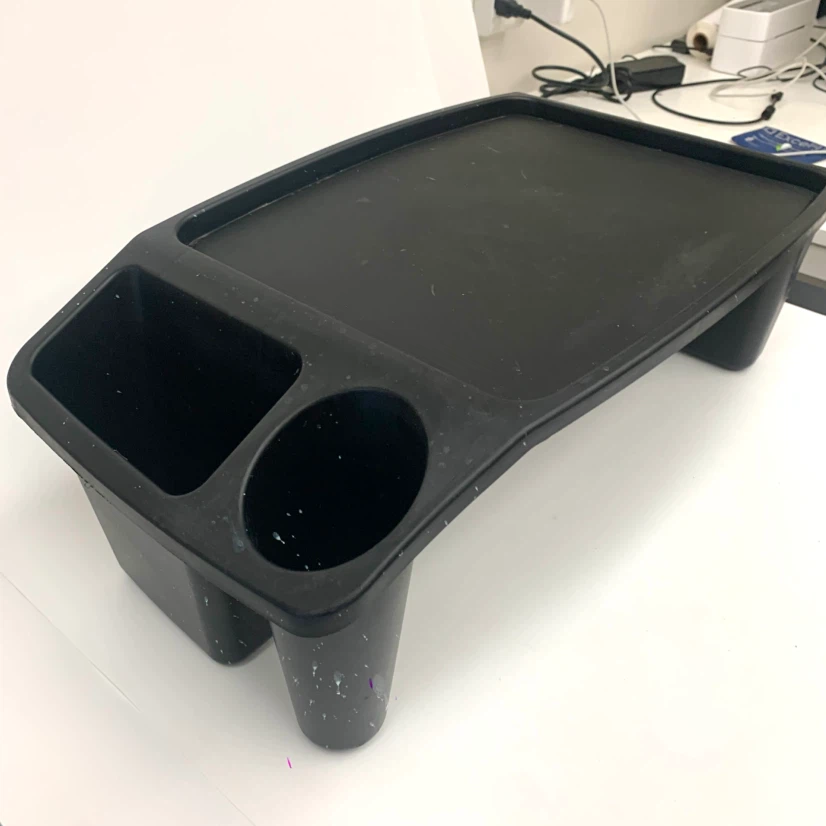 Black Bedside Tray Organizer - photo 2