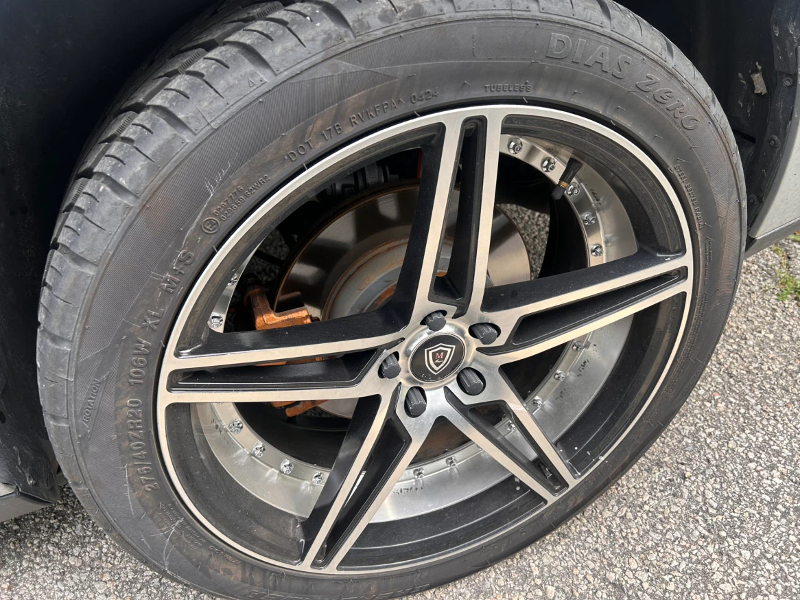 20 inch Marquee rims and all season tires for sale