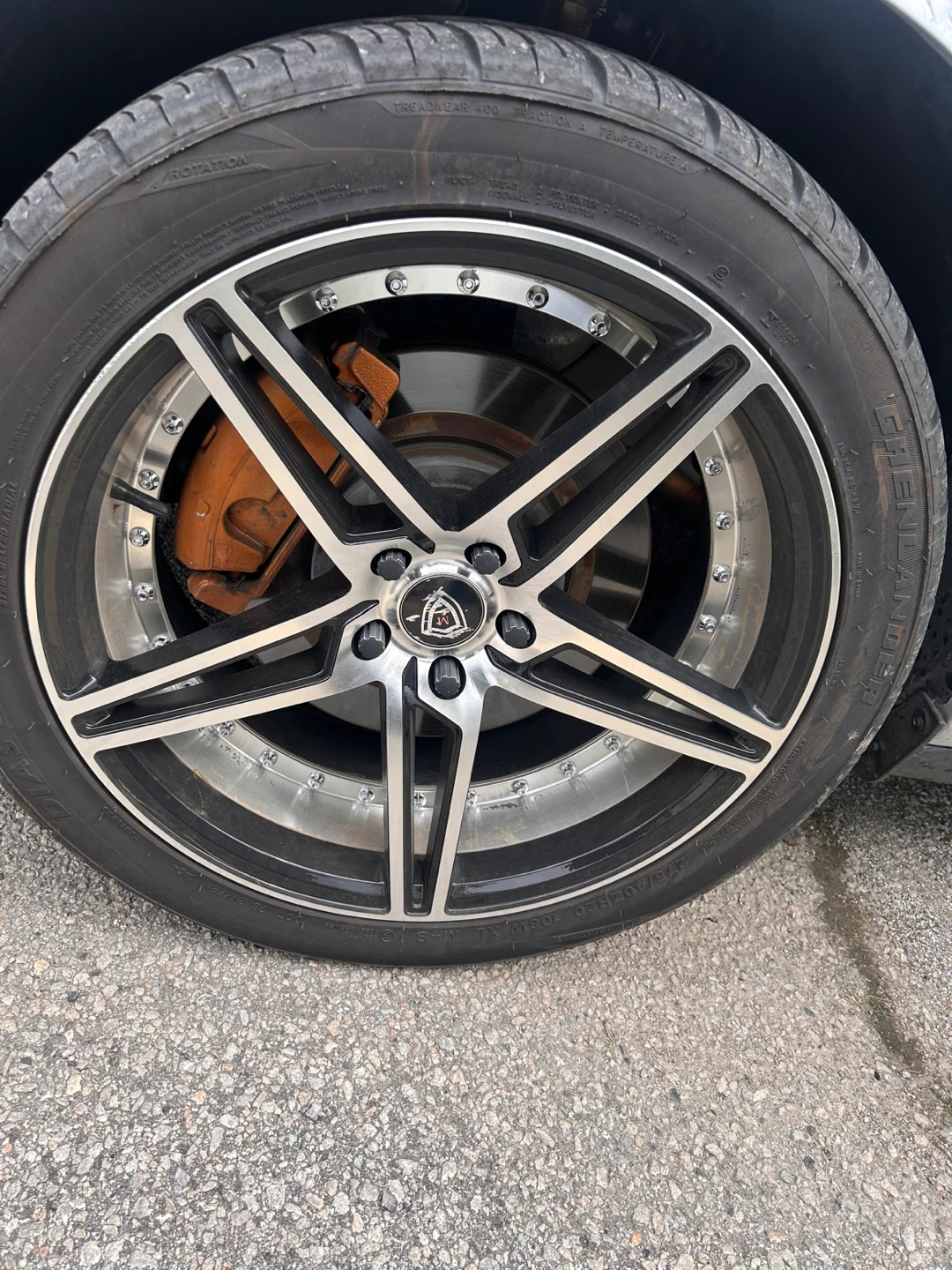 20 inch Marquee rims and all season tires for sale - photo 4