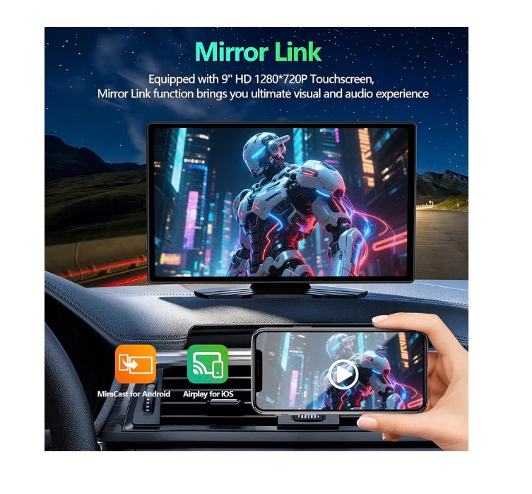 Brand new 9" Carplay Screen for Car - photo 4