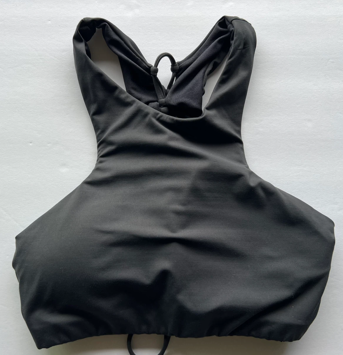 Black High-Neck billabong Bikini Top