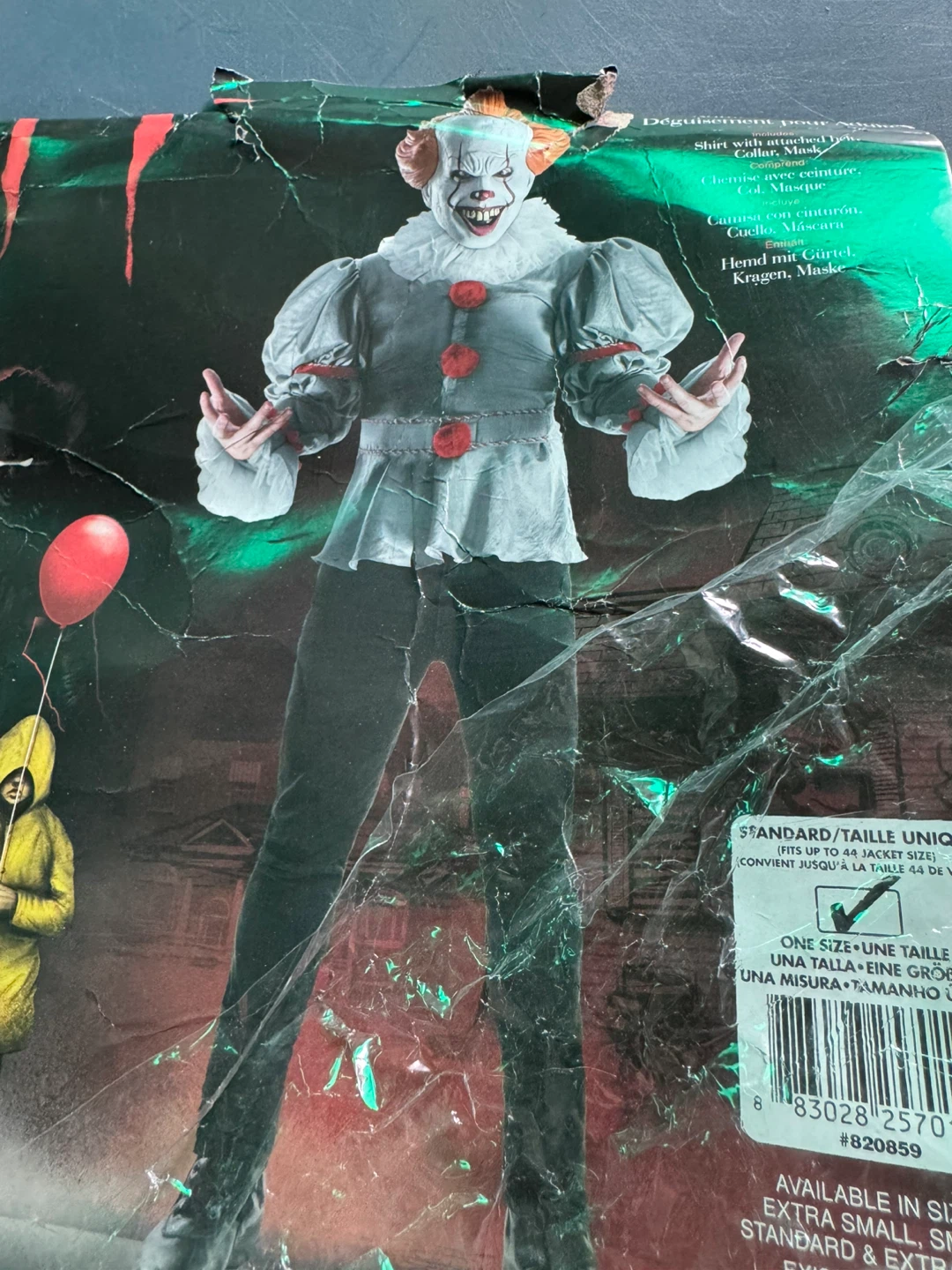 Pennywise IT Costume - Standard Size - photo 3